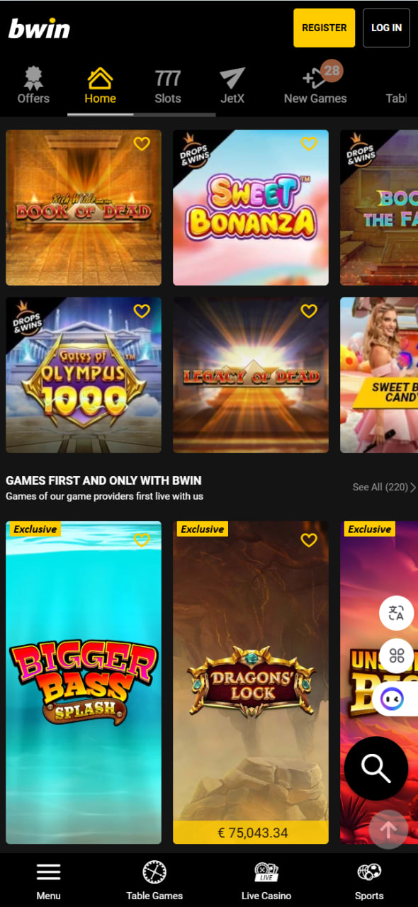 This image is app homepage image of best online betting app in Brazil